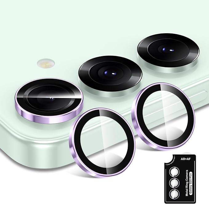 for Samsung Galaxy S25 Plus Camera Lens Protector, Individual Metal Ring - Image 2