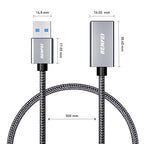 BENFEI USB 3.0 Extension Cable 1.5 Feet, Nylon Braided Compatible - Image 7