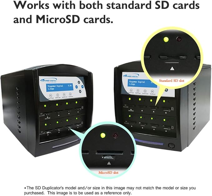 Vinpower Digital SDShark Standalone 55 Target SD & MicroSD Memory Card Readers - Image 5