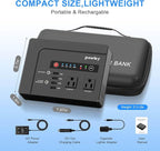 Powkey Portable Power Station 200W, 146Wh Portable Solar Generator Battery Pack - Image 6