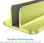 OMOTON Vertical Laptop Stand Holder, Desktop Aluminum Stand - Image 7