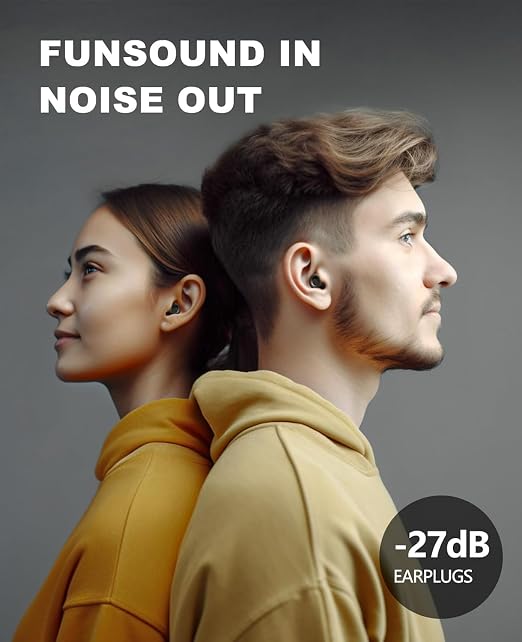 Ear Plugs for Sleeping Noise Reduction Reuseable, High Fidelity– 7 Pair Eartips - Image 6