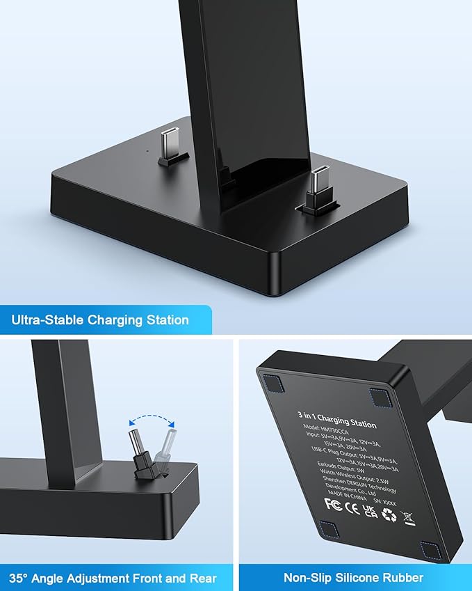 30W Fast 3 in 1 Charging Station - Image 6
