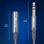 Devinal 1/4 inch Headphone Extension Cable, 6.35mm TRS Male to Female Stereo - Image 7