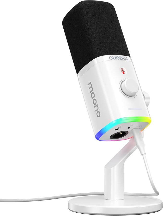 MAONO Dynamic Gaming Microphone: USB XLR Dynamic Computer Microphone by MAONO