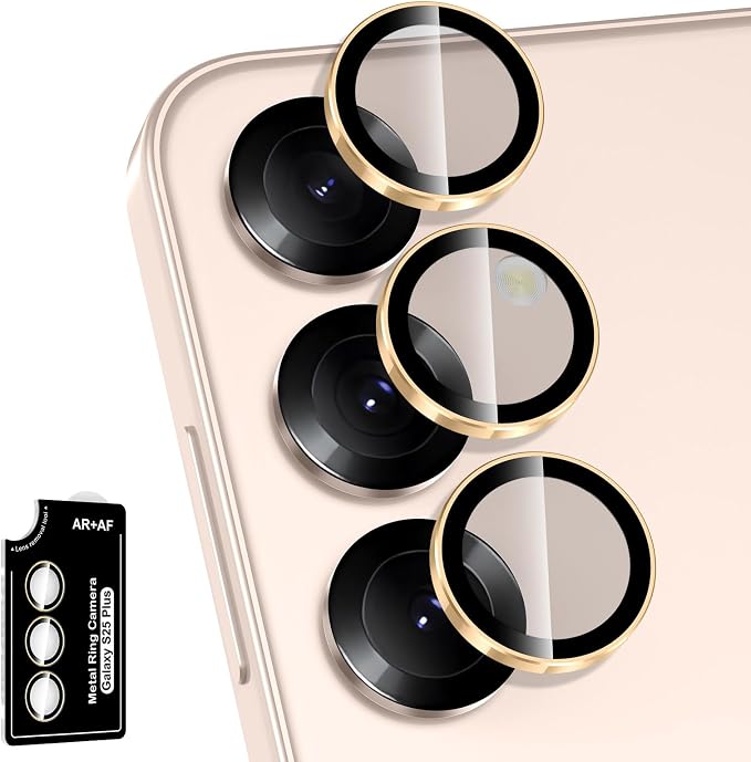 for Samsung Galaxy S25 Plus Camera Lens Protector, Individual Metal Ring by Btscase