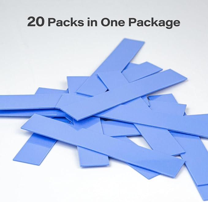 Aairhut 20 Pieces 120 x 20 x 1 mm Thermal Pads, 6 W/m.K Conductive Silicone Pad - Image 4
