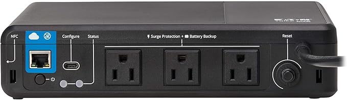 Tripp Lite Cloud-Connected 350VA UPS Battery Backup and Surge Protector - Image 3