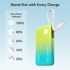 INIU PawGo Portable Charger, 45W PD 10000mAh Fast Charging Slim Power Bank - Image 7