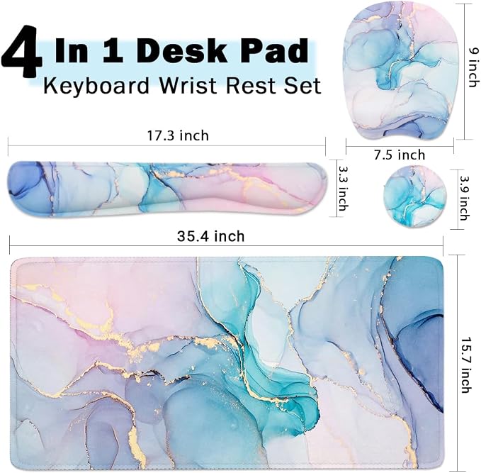 Keyboard Wrist Rest Large Mouse Pad Wrist Support - Image 2