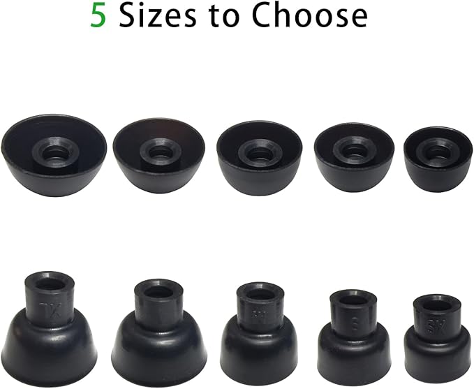Silicone Earbuds Tips for Powerbeats Pro2 Replacement Ear Tips 10 Pairs - Image 4