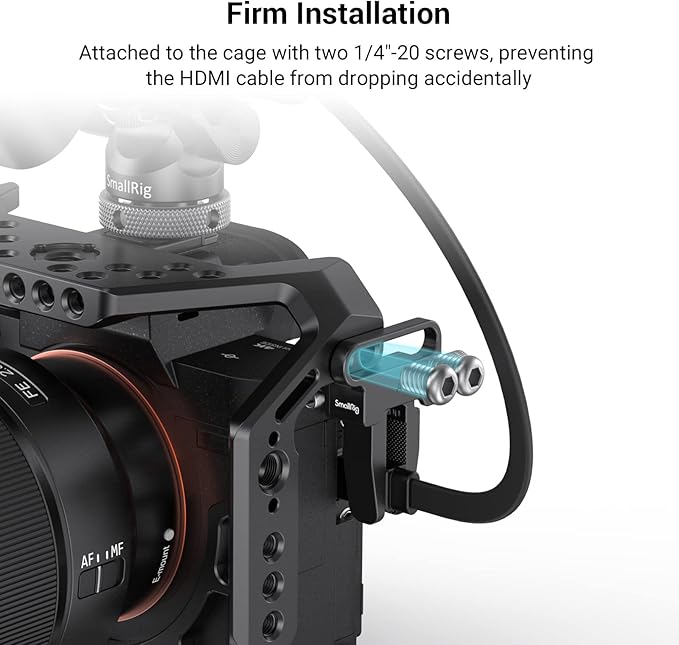 SmallRig Cable Clamp for Sony A7RIII / A7III / A7R IV / A7 II, for FUJIFILM for - Image 4