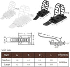 Adhesive Cable Management Clips, Extra Screw & Hole - Image 7