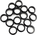 1-3/16" Black Snap-in Knockout Insulating Bushing Grommets, Plastic Cable Hole - Image 9