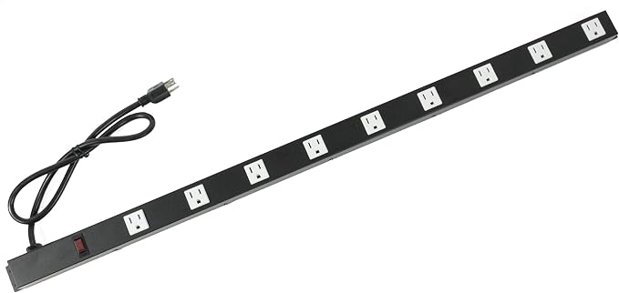 9 Outlets 3 Feet Power Cord 3 Feet Body Opentron OT3093 Heavy Duty Metal Surge by opentron