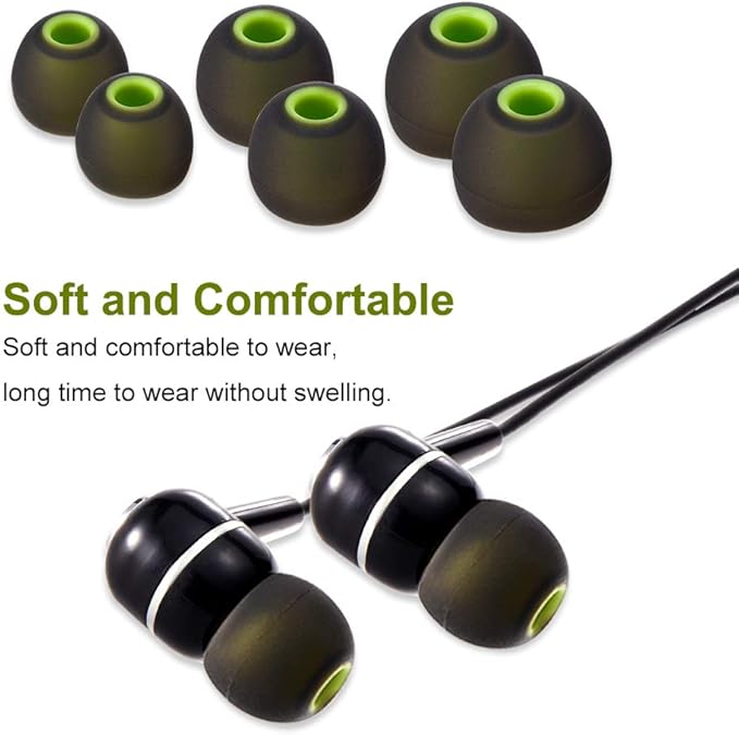 Earbud Tips Soft Silicone Earbuds Replacement Tips Fit - Image 4