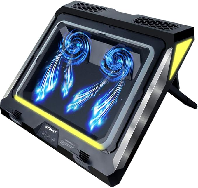 AFMAT Gaming Laptop Cooling Pad, 4500RPM Laptop Cooling Pad by AFMAT