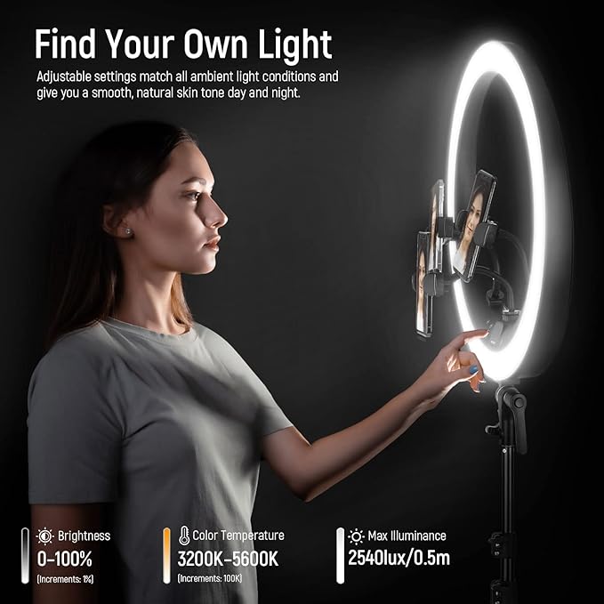 NEEWER 19 inch 2.4G Ring Light - Image 2