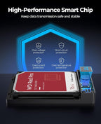 ORICO 3.5" External Hard Drive Enclosure SATA III to USB3.1 Type C - Image 3