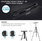 Portable Projector Stand Tripod Adjustable: Universal Laptop Standing Height - Image 5