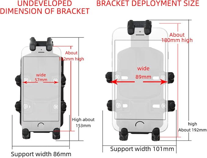 Mounts Phone Mount with Handlebar U-Bolt Base - Image 3