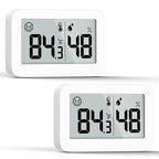 DOOMAY 2-Pack Mini Hygrometer Indoor Thermometer, Humidity Gauge by DOOMAY