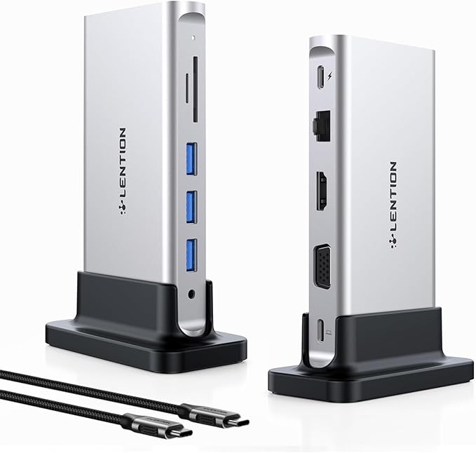 LENTION 10-in-1 USB C Docking Station by LENTION