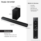 Samsung B-Series Soundbar HW-B750F 5.1 ch Subwoofer Voice Enhance Mode - Image 2