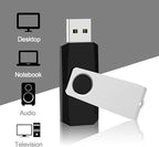 KEXIN 128GB Flash Drive 5 Pack USB 2.0 Thumb Drive USB Drive Memory Stick - Image 3