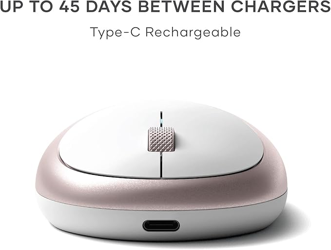 Satechi M1 Wireless Bluetooth Mouse, USB-C Rechargeable, Compact & Portable - Image 4