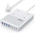 200W USB C Charging Station Power Strip by Kioson