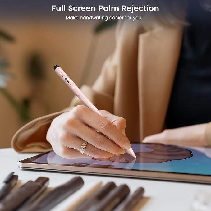 Stylus Pen for iPad, Dual-Tip 13 mins Fast Charge Pencil for Apple, Palm - Image 5