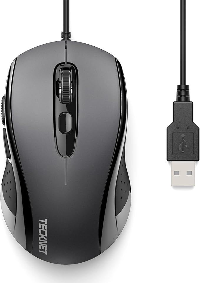 TECKNET Computer Wired Mouse, USB Mice by Tecknet