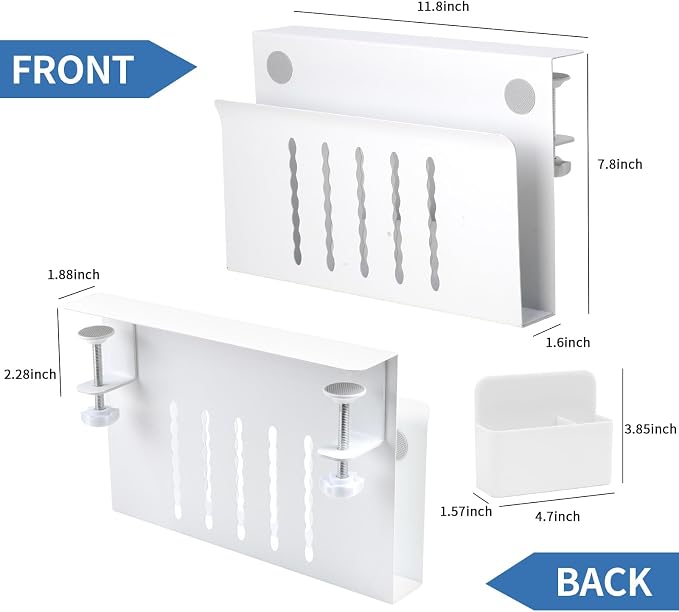 Desk Side Storage, Side Desk Laptop Holder - Image 7