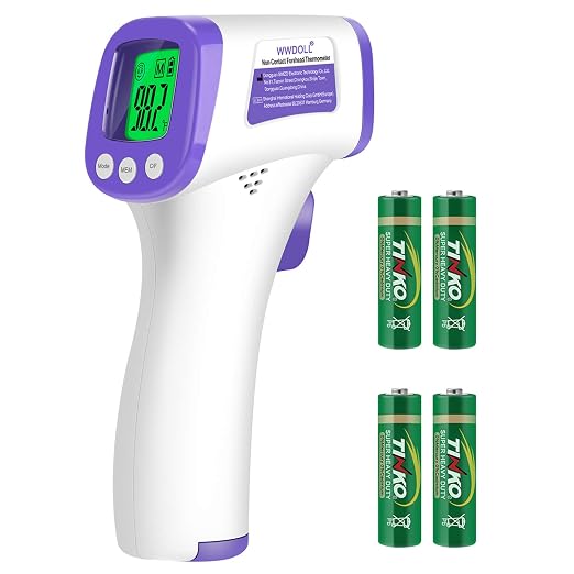 WWDOLL Thermometer for Adults Forehead Infrared Thermometer No Contact by WWDOLL