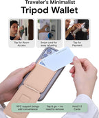 MOFT Phone Tripod Wallet for iPhone, Mulit-Angles, Lightweight & Portable Phone - Image 4