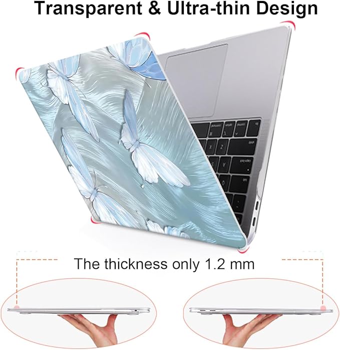 Compatible with 2021 2020 MacBook Air 13 inch Case M1 A2337 A2179 A1932 2018 - Image 5
