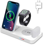 4-in-1 Fast Wireless Charging Station by SDYXJ
