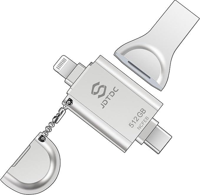 JSL JDTDC MFi Certified 512GB Photo Stick by JSLJDTDC