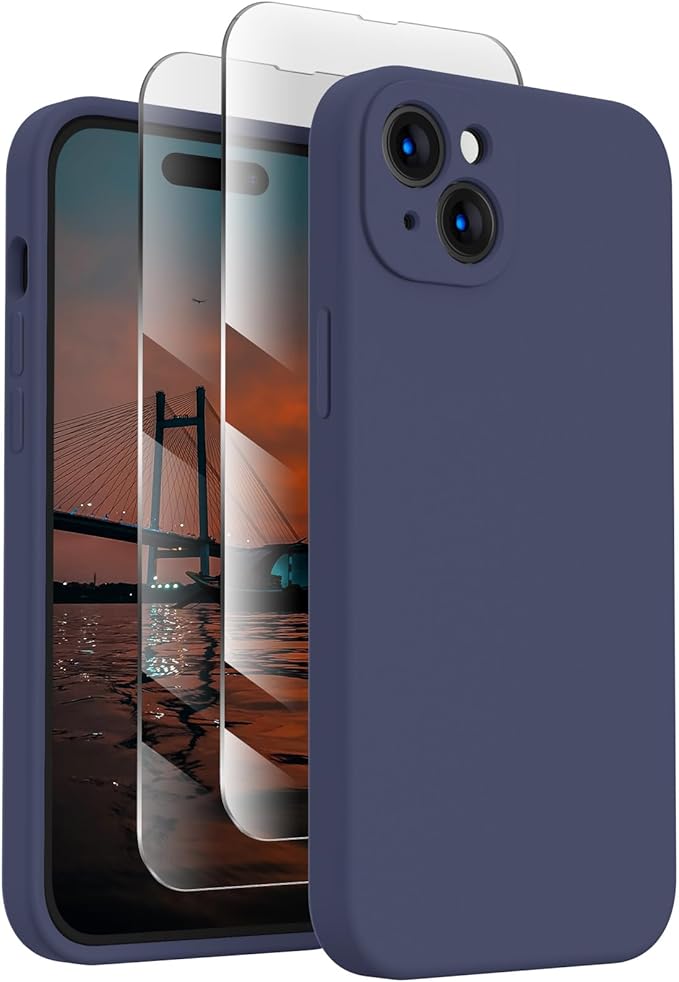 FireNova Designed for iPhone 15 Plus Case, Silicone Case with, Soft by FireNova