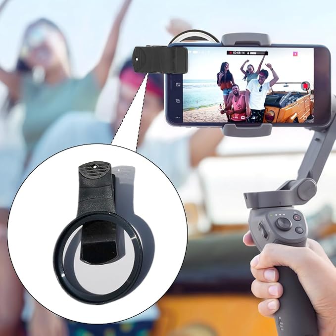 EMVANV 52mm Clip-on CPL Phone Camera Lens Filter, Phone Lens Filter Kit - Image 7