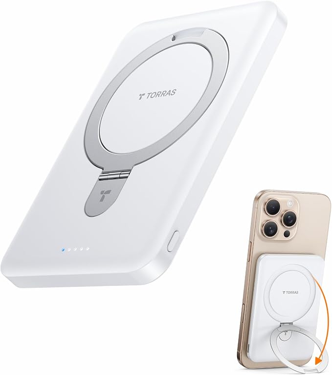 TORRAS 0.45" Slim Magnetic Portable Charger Power Bank by TORRAS