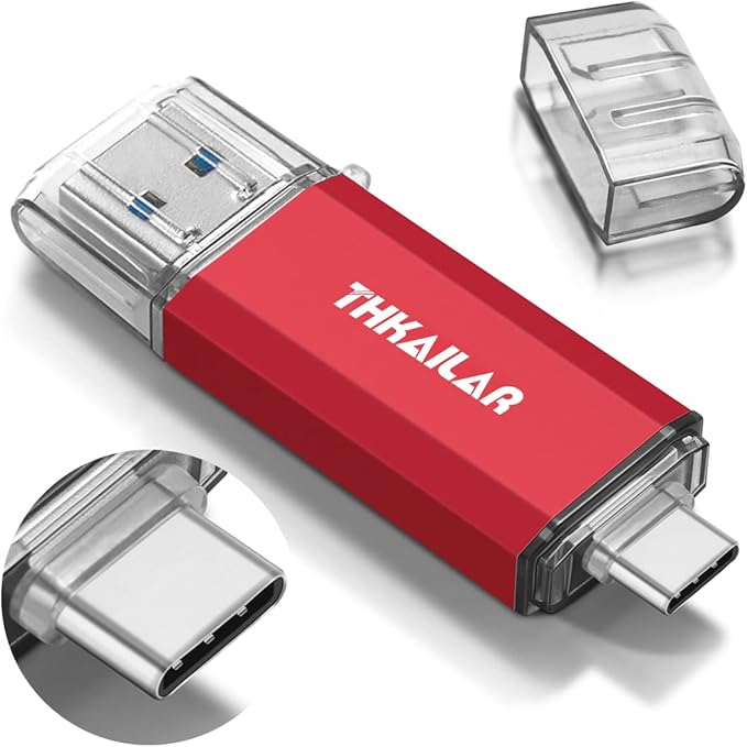 Thkailar USB C Flash Drive 256GB, USB Flash Drive by USBFLASHDRIVE