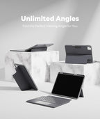 EIP Bluetooth Keyboard Case for iPad Pro 11 inch 2024, Patented Stylus Shortcuts - Image 3