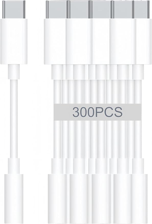 USB-C to 3.5mm Audio Headphone Adapter by Phoie