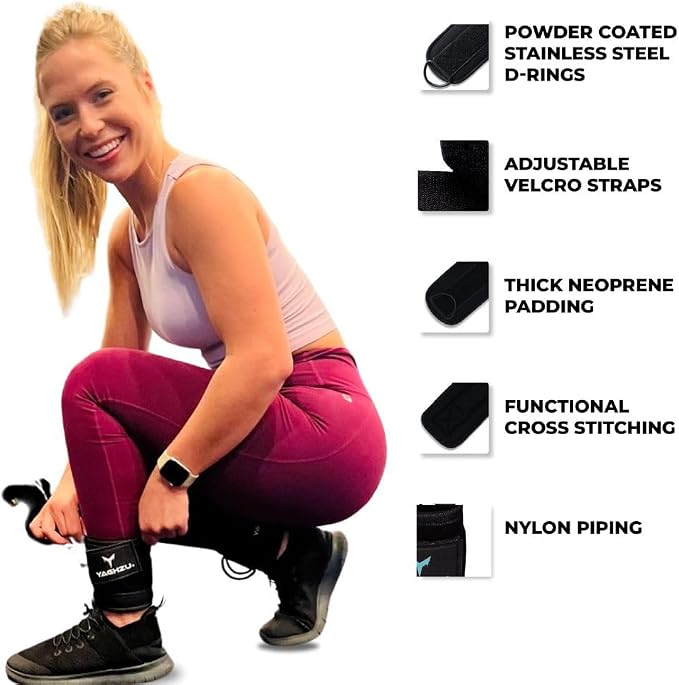 Ankle Straps for Cable Machines Women - Image 2