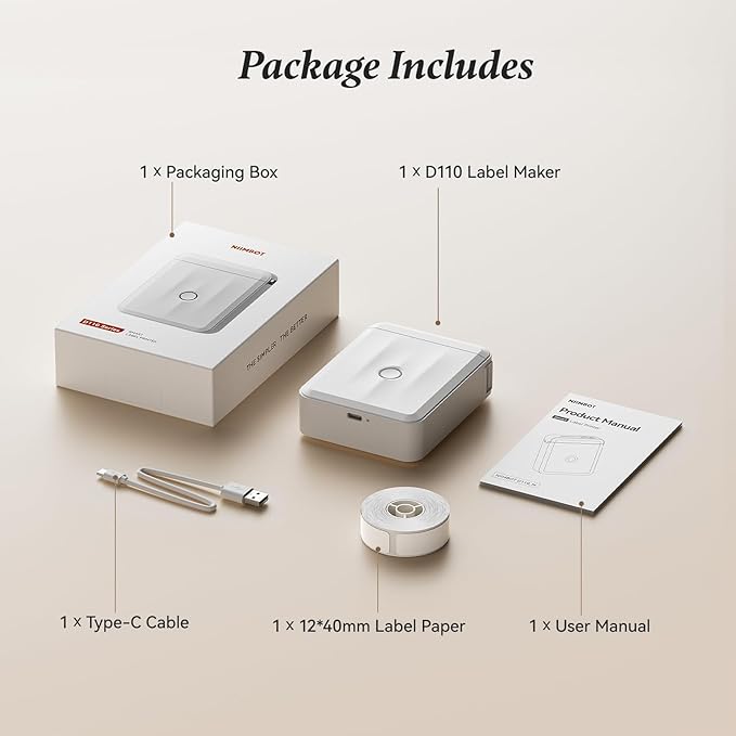 NIIMBOT Label Maker Machine Bluetooth Label Printer - Image 9