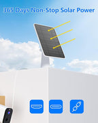 Solar Panel for Security Camera, 5W USB Solar Panel for DC 5V Security Camera - Image 3