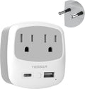 European Travel Plug Adapter, TESSAN Type C Adaptor by TESSAN