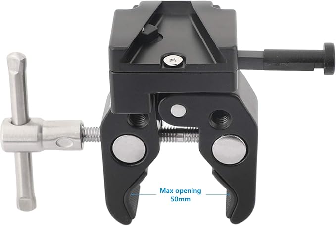 CAMVATE Super Crab Clamp + Universal V-Lock Mount Quick Release Adapter - Image 4